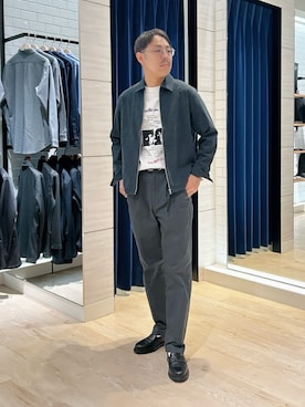 「アイテム（ジャケット/アウター）」を使った、MIZUTAさん（メンズ・174cm・30代）の秋コーディネート