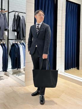 「アイテム（フォーマルスーツ/小物）」を使った、MIZUTAさん（メンズ・174cm）の秋コーディネート