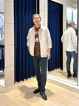 「アイテム（シャツ/ブラウス）」を使った、MIZUTAさん（メンズ・174cm・30代）の夏コーディネート