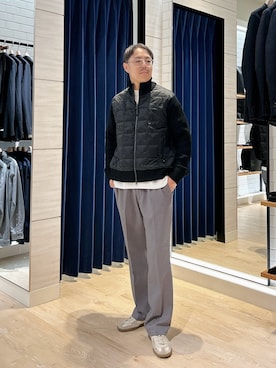 「アイテム（ブルゾン）」を使った、MIZUTAさん（メンズ・174cm・30代）の秋コーディネート