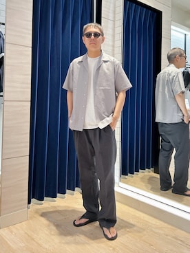 「アイテム（ファッション雑貨）」を使った、MIZUTAさん（メンズ・174cm・30代）の夏コーディネート