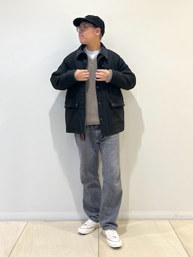 「アイテム（ブルゾン）」を使った、MIZUTAさん（メンズ・174cm・30代）の冬コーディネート