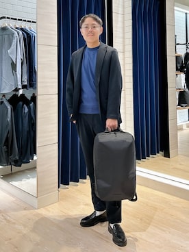 「アイテム（セットアップ）」を使った、MIZUTAさん（メンズ・174cm）の秋コーディネート