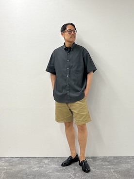 「NOLLEY’S（ノーリーズ）のアイテム」を使った、MIZUTAさん（メンズ・174cm）の夏コーディネート