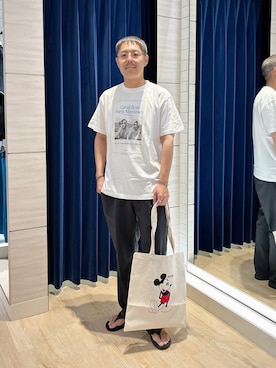 「アイテム（バッグ）」を使った、MIZUTAさん（メンズ・174cm・30代）の夏コーディネート