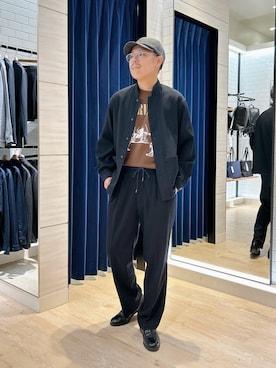 「アイテム（ブルゾン）」を使った、MIZUTAさん（メンズ・174cm・30代）の秋コーディネート