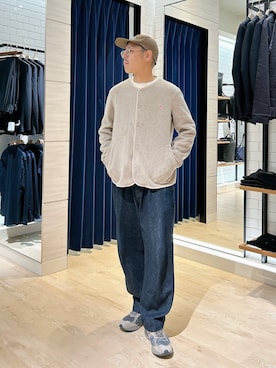 「アイテム（キャップ）」を使った、MIZUTAさん（メンズ・174cm・30代）の秋コーディネート