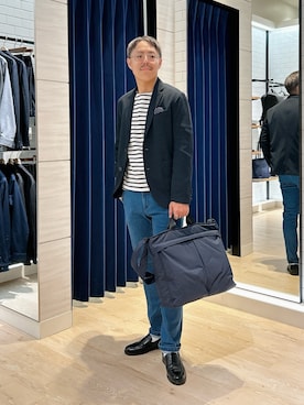 「アイテム（テーラードジャケット）」を使った、MIZUTAさん（メンズ・174cm・30代）の秋コーディネート