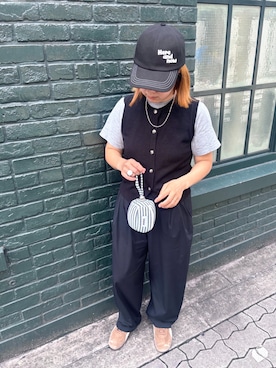 「UNIQLO（ユニクロ）のアイテム（スラックス）」を使った、bcstaffさん（レディース・153cm）の秋コーディネート