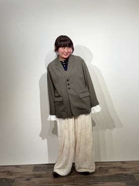 美織さん(レディース・153cm)の春コーディネート