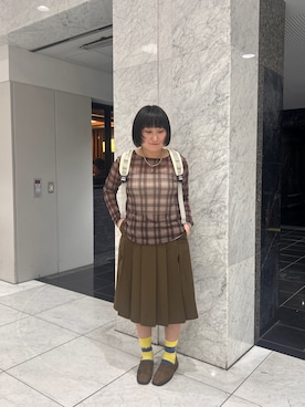 加藤 美織  /  Miori Katoさん（レディース・153cm）の秋コーディネート
