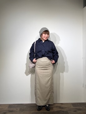 美織さん(レディース・153cm)の冬コーディネート