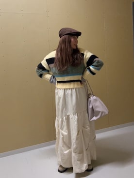 美織さん（レディース・153cm）の冬コーディネート