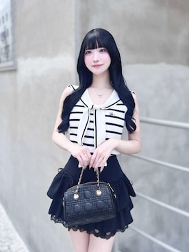 「INGNI（イング）のアイテム」を使った、uiさん（レディース・163cm）の夏コーディネート