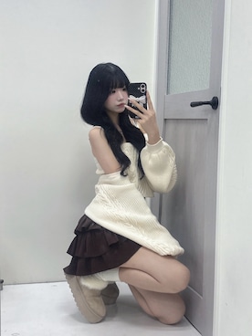 「アイテム（アンサンブル）」を使った、uichaningniさん（レディース・163cm）の秋コーディネート