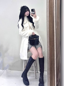 「アイテム（その他ヘアアクセサリー）」を使った、uiさん（レディース・163cm）の秋コーディネート
