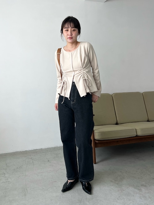 13ozハイウエストストレートデニム（デニムパンツ）｜CAPRICIEUX LE