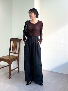 「アイテム（パンプス）」を使った、harunaさん（レディース・165cm）の夏コーディネート