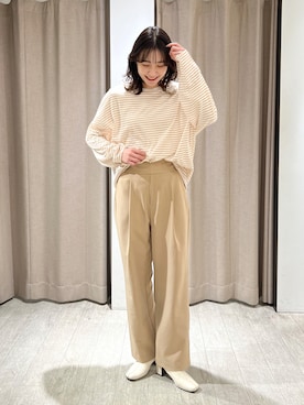 harunaさん（レディース・165cm）の春コーディネート