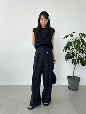 「ラップスカート」｜harunaさん（レディース・165cm）の夏コーディネート