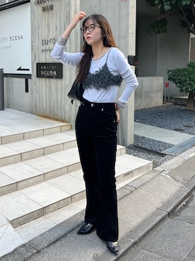 harunaさん（レディース・165cm）の秋コーディネート