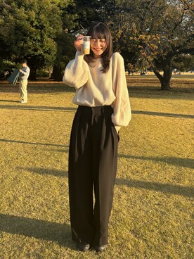 harunaさん（レディース・165cm）の冬コーディネート