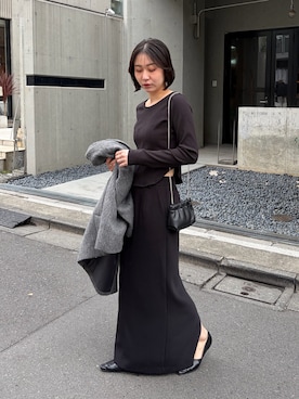 harunaさん（レディース・165cm）の春コーディネート