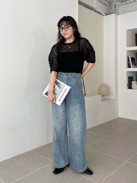 「アイテム（パンプス）」を使った、harunaさん（レディース・165cm）の夏コーディネート