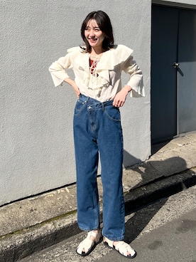 harunaさん（レディース・165cm）の春コーディネート