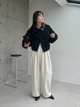 「アイテム（その他アウター）」を使った、harunaさん（レディース・165cm）の秋コーディネート