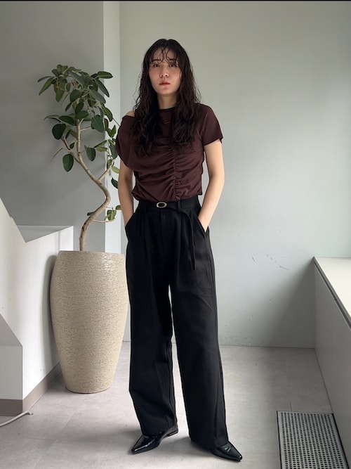 専用 タグ無しCAPRICIEUX LE'MAGE アシメギャザーTシャツ 専用 タグ無しCAPRICIEUX LE'MAGE アシメギャザーTシャツ - メルカリ