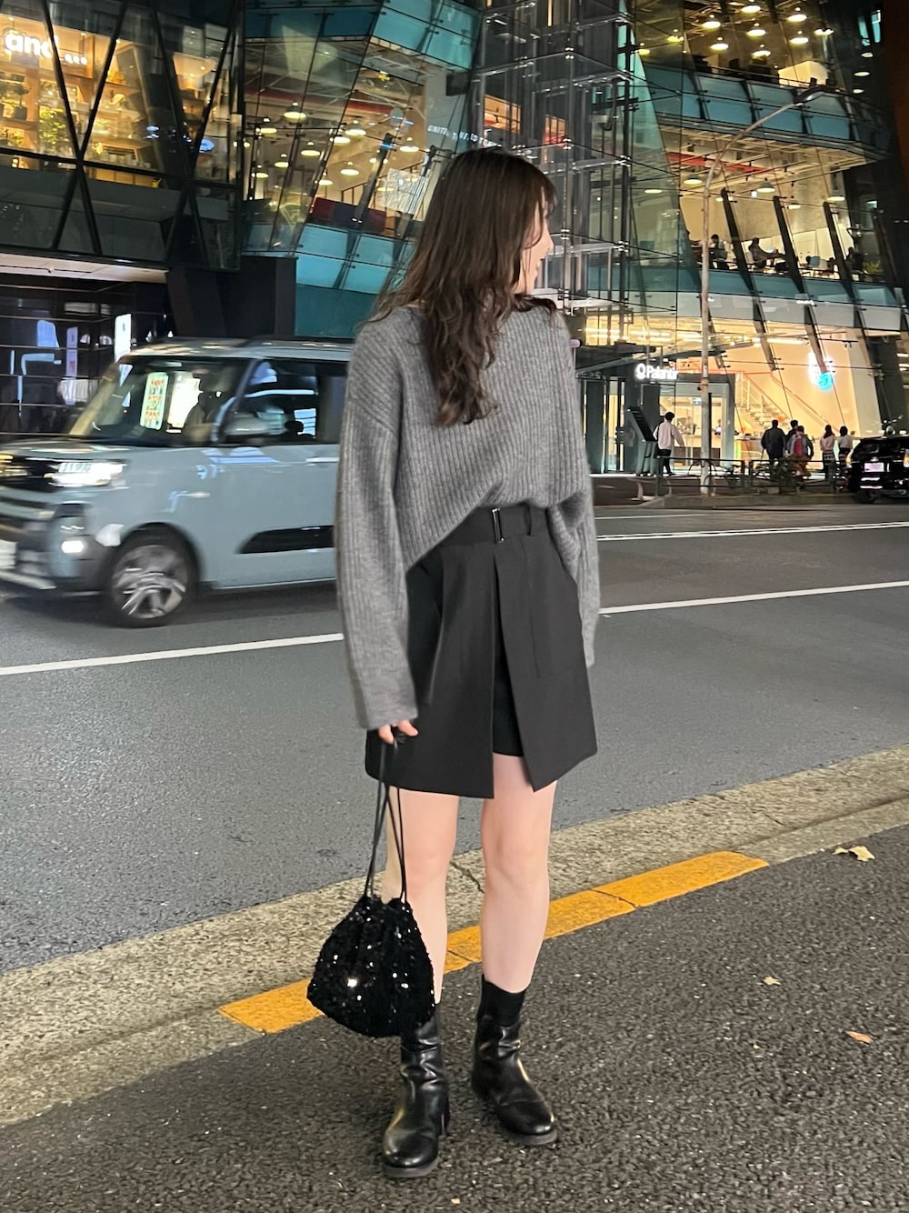 スカートレイヤードショートパンツを使った人気ファッション