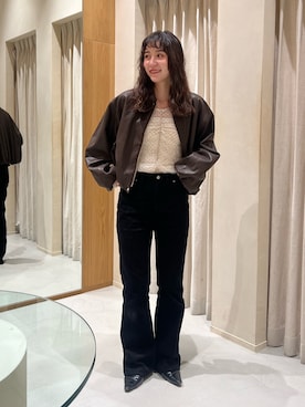 harunaさん（レディース・165cm）の秋コーディネート