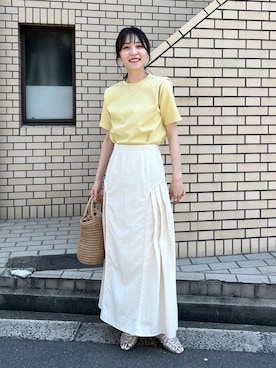 「CAPRICIEUX LE'MAGE（カプリシューレマージュ）のアイテム（パンプス）」を使った、harunaさん（レディース・165cm）の春コーディネート