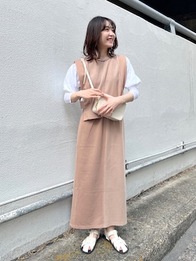 harunaさん（レディース・165cm）の春コーディネート