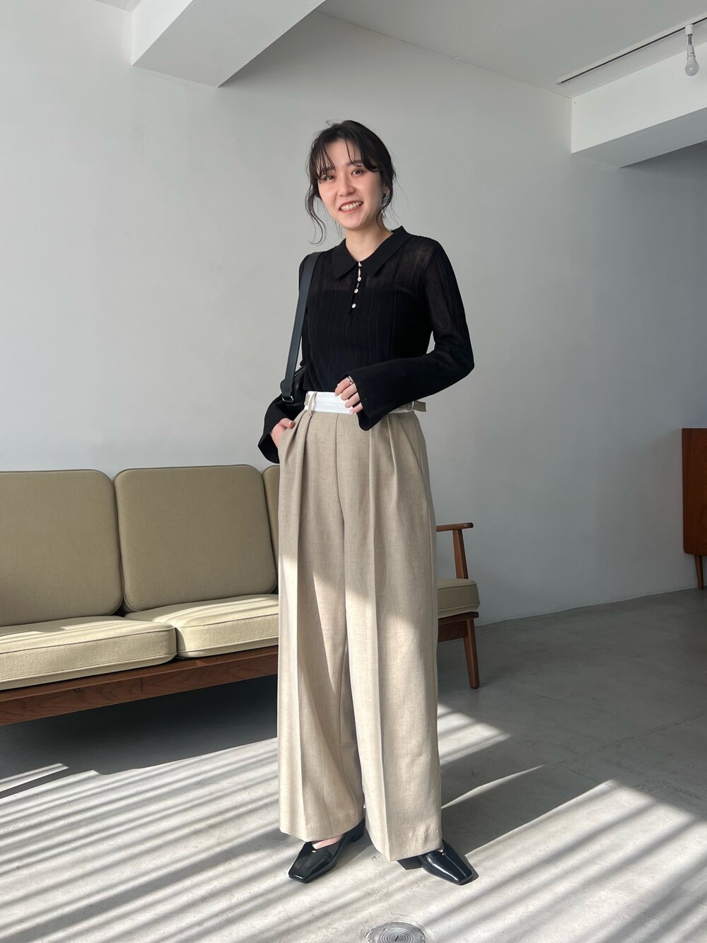 襟付シアープルオーバーを使った人気ファッションコーディネート - WEAR