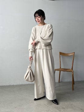 harunaさん（レディース・165cm）の冬コーディネート