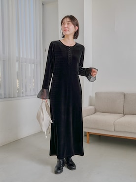 harunaさん（レディース・165cm）の冬コーディネート