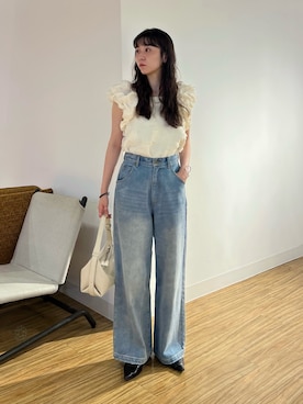 「アイテム（パンプス）」を使った、harunaさん（レディース・165cm）の夏コーディネート