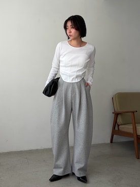 harunaさん（レディース・165cm）の春コーディネート