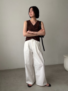 harunaさん（レディース・165cm）の夏コーディネート