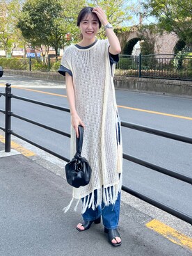 harunaさん（レディース・165cm）の春コーディネート