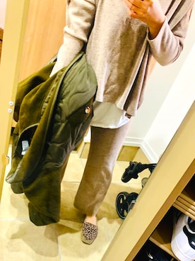 「ETRE TOKYO（エトレトウキョウ）のアイテム（その他アウター）」を使った、o-chan さん（レディース・158cm）の冬コーディネート