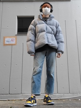 「ASCLO（エジュクロ）のアイテム（ジャケット/アウター）」を使った、北田優希さん（メンズ・178cm）の冬コーディネート