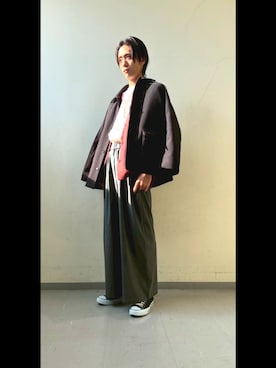「アイテム（その他アウター）」を使った、かずしさん（メンズ・176cm）の秋コーディネート