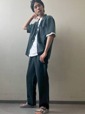 かずしさん（メンズ・176cm）の夏コーディネート
