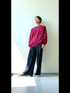かずしさん（骨格ナチュラル・メンズ・176cm）の秋コーディネート