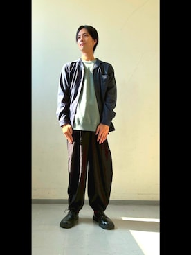 かずしさん（骨格ナチュラル・メンズ・176cm）の秋コーディネート