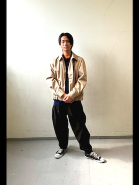 かずしさん(メンズ・176cm)の春コーディネート