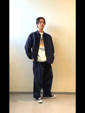 かずしさん（メンズ・176cm）の春コーディネート